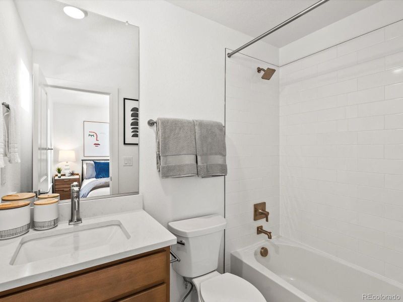 Furnished interior view inside a new home in The Hub at Virginia Village, Denver (Image 17).