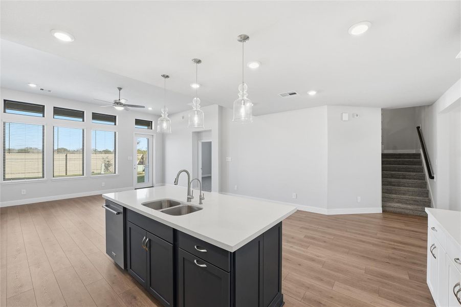 Furnished interior view inside a new home in , Cypress (Image 7).