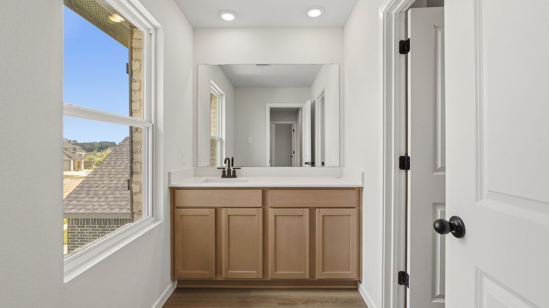 Furnished interior view inside a new home in Cypress Green, Tomball (Image 11).