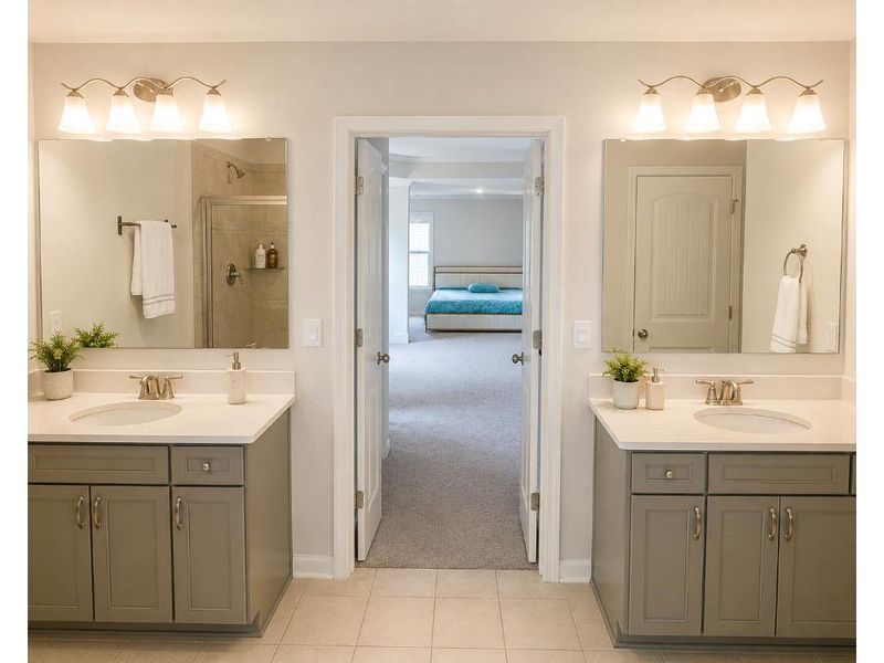 Furnished interior view inside a new home in , Cumming (Image 10).