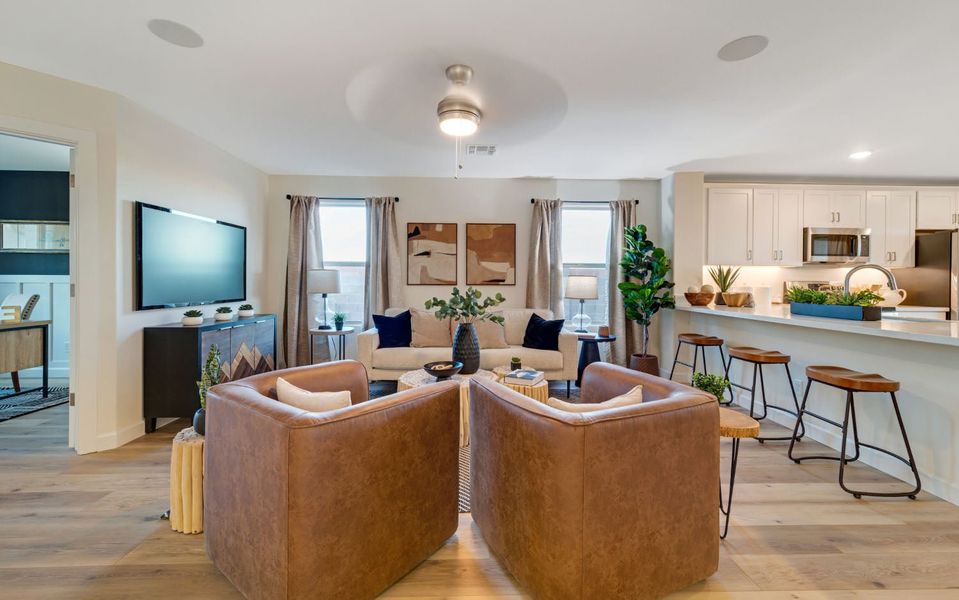 Furnished interior view inside a new home in Bay Creek, Baytown (Image 29).
