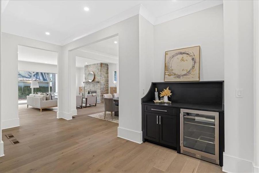 Furnished interior view inside a new home in , Atlanta (Image 55).