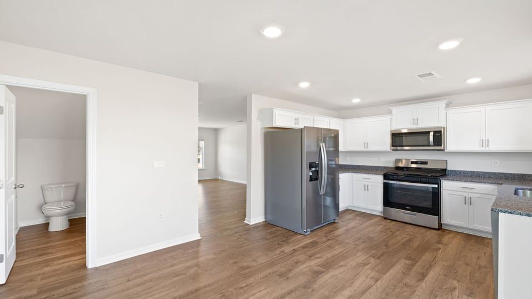 Furnished interior view inside a new home in Lightwood Cottages, Moore (Image 6).