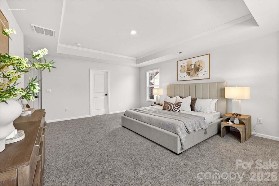 Furnished interior view inside a new home in , Mooresville (Image 22).