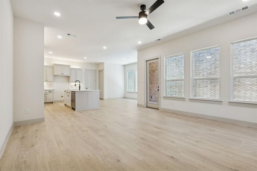 This wonderful open concept floor plan begs for the entertaining to begin!