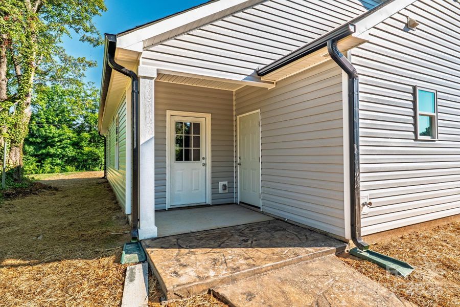 Exterior details and patio area of a home in , East Spencer (Image 29).