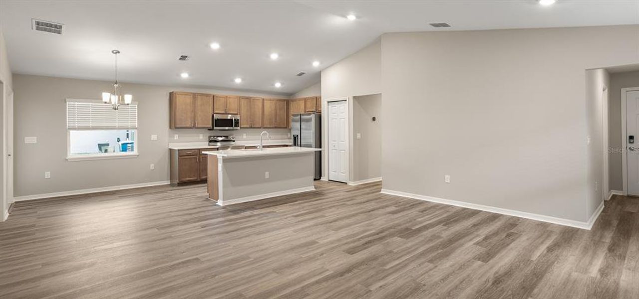 Furnished interior view inside a new home in Vista Trace, Belleview (Image 7).