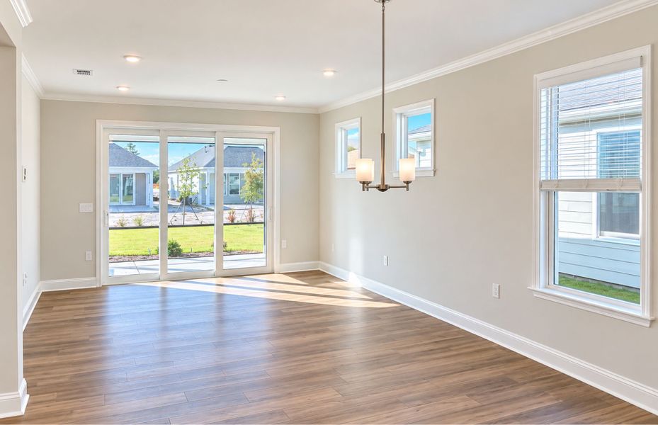 Spacious, unfurnished interior of a new home in Del Webb Wilmington at Mallory Creek, Leland (Image 19).