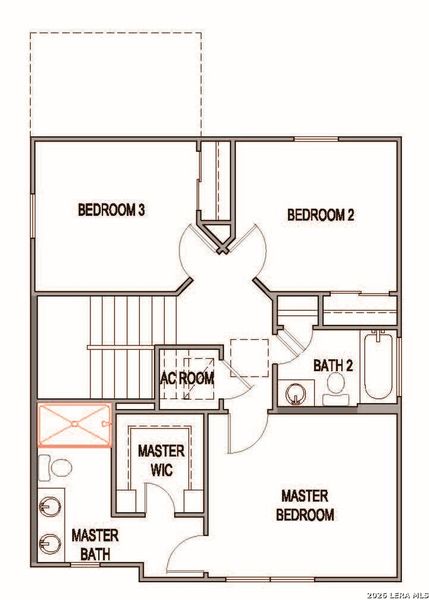 2D floor plan layout of this home in Mayfair, New Braunfels, TX (Image 2). 2D floor plan layout of this home in Mayfair, New Braunfels, TX (Image 2).