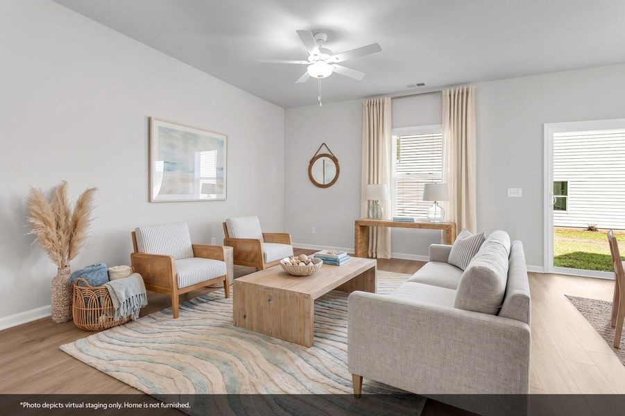 Furnished interior view inside a new home in Central Creek, Goose Creek (Image 41).