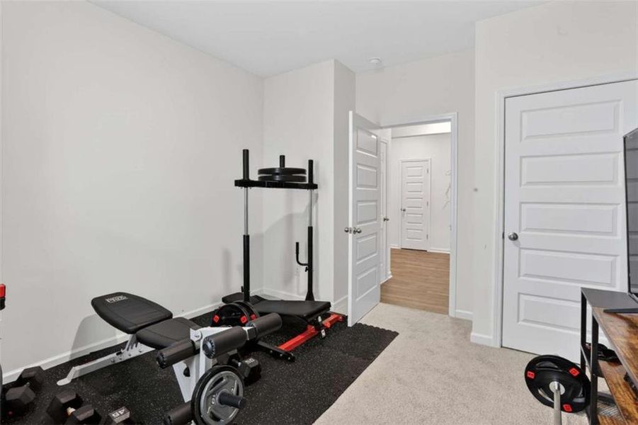 Furnished interior view inside a new home in Champion's Run, Lithonia (Image 11).