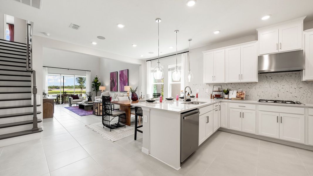 Representative furnished interior of a home built from the Anastasia by Taylor Morrison in Firethorn, Parrish (Image 9).