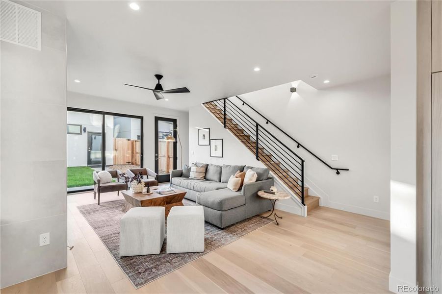 Furnished interior view inside a new home in , Denver (Image 25).