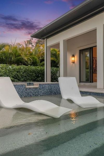Exterior details and patio area of a home in , Belleair (Image 27).
