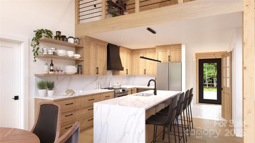 Furnished interior view inside a new home in , Connelly Springs (Image 4).
