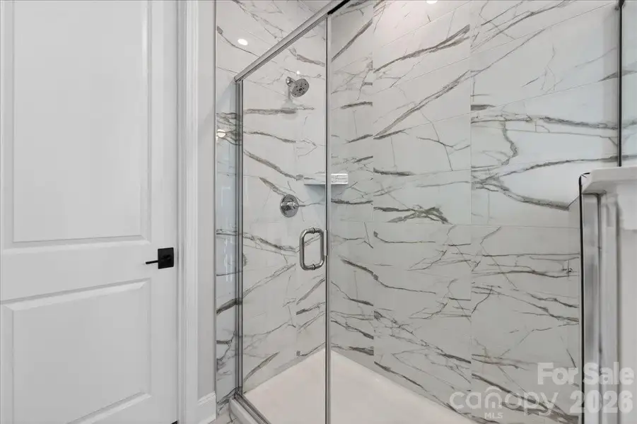 Primary walk-in shower