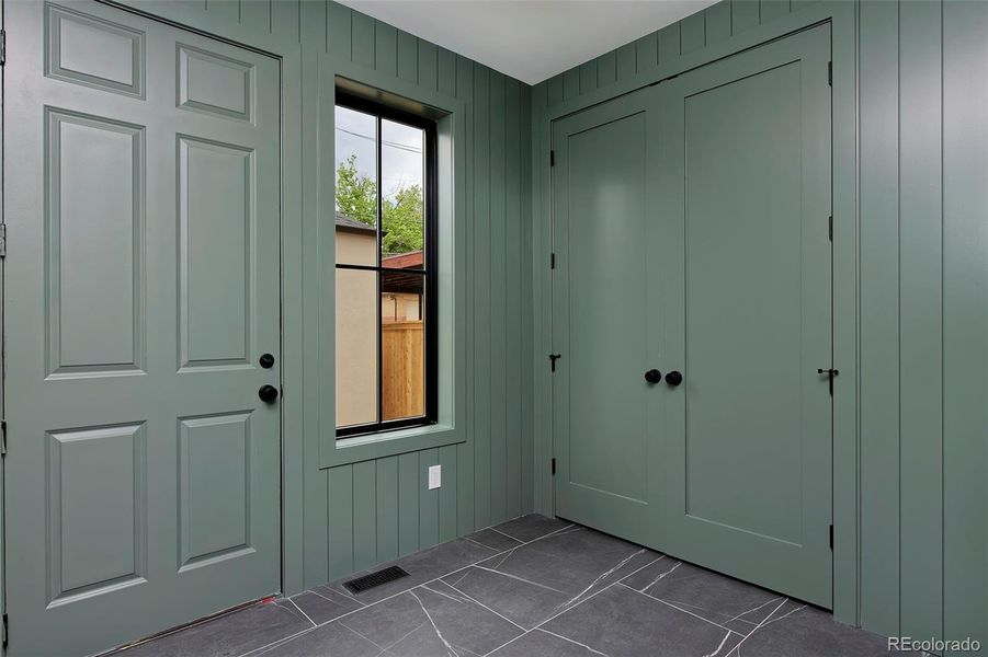 Exterior details and patio area of a home in , Denver (Image 3).