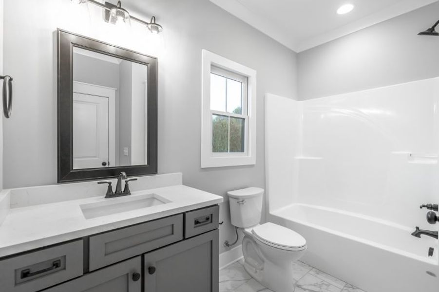Representative furnished interior of a home built from the Farmview by Riverstone Construction, LLC in Faith View, Ooltewah (Image 17).