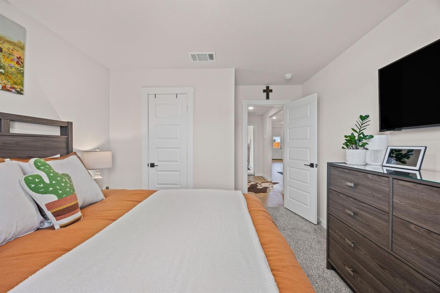 Furnished interior view inside a new home in Hartland Ranch, Lockhart (Image 21). Furnished interior view inside a new home in Hartland Ranch, Lockhart (Image 21).