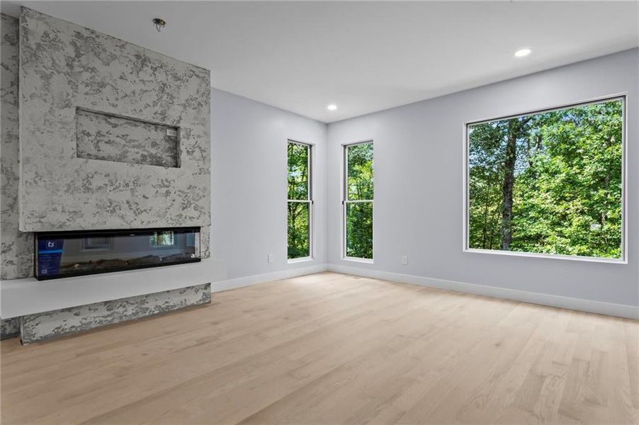 Spacious, unfurnished interior of a new home in , Marietta (Image 48).