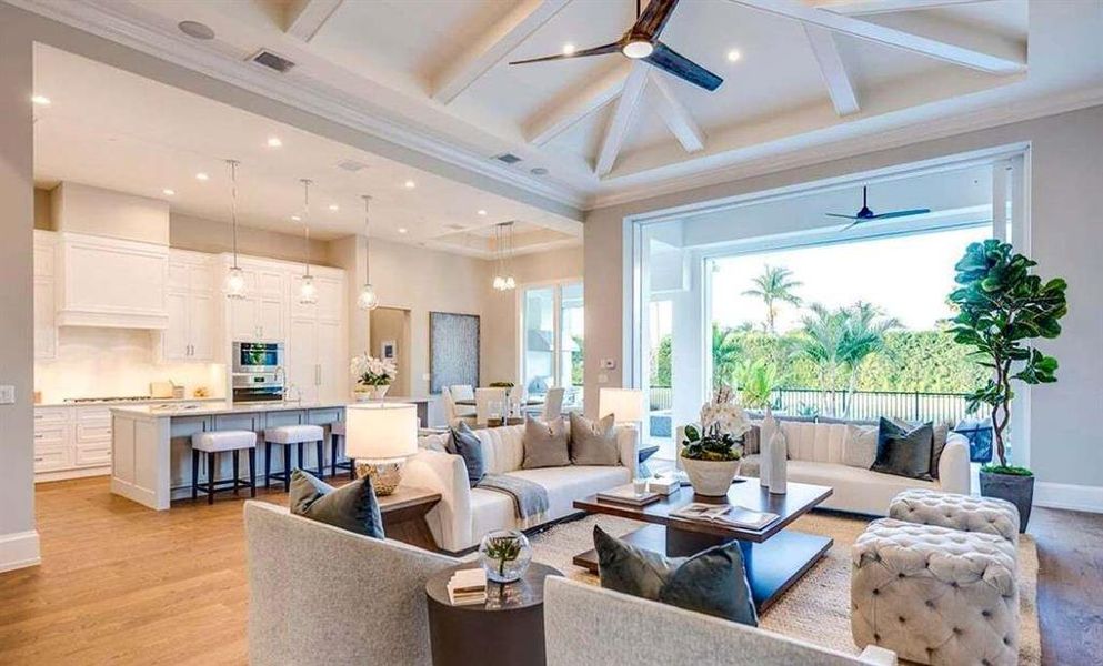 Furnished interior view inside a new home in , Fayetteville (Image 8).