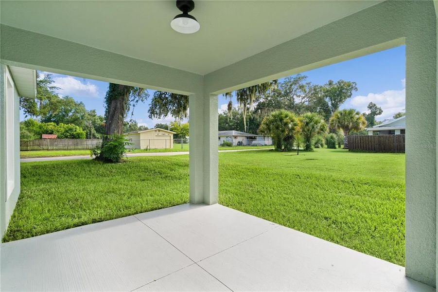 Exterior details and patio area of a home in , Wildwood (Image 4). Exterior details and patio area of a home in , Wildwood (Image 4).