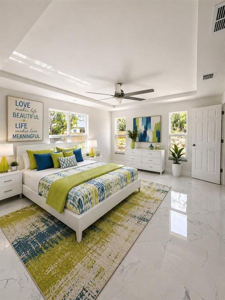 Furnished interior view inside a new home in , Ocala (Image 6).