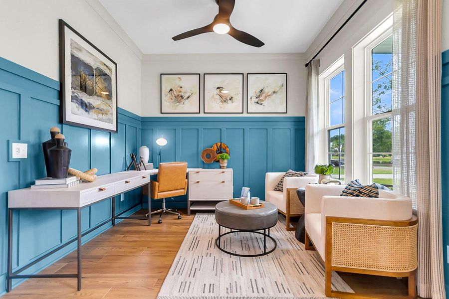 Furnished interior view inside a new home in Hidden Ponds Reserve, Awendaw (Image 27). Furnished interior view inside a new home in Hidden Ponds Reserve, Awendaw (Image 27).