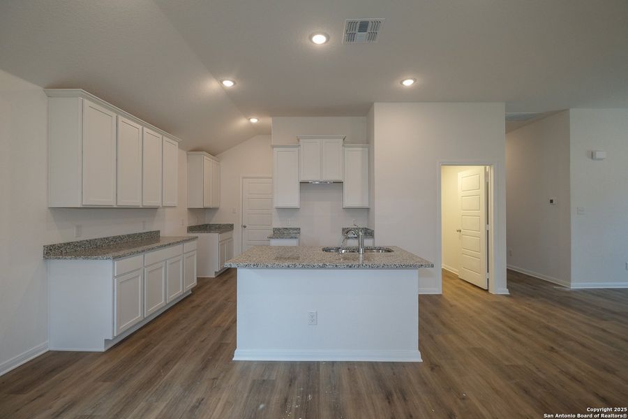 Furnished interior view inside a new home in Hunters Ranch, San Antonio (Image 8). Furnished interior view inside a new home in Hunters Ranch, San Antonio (Image 8).