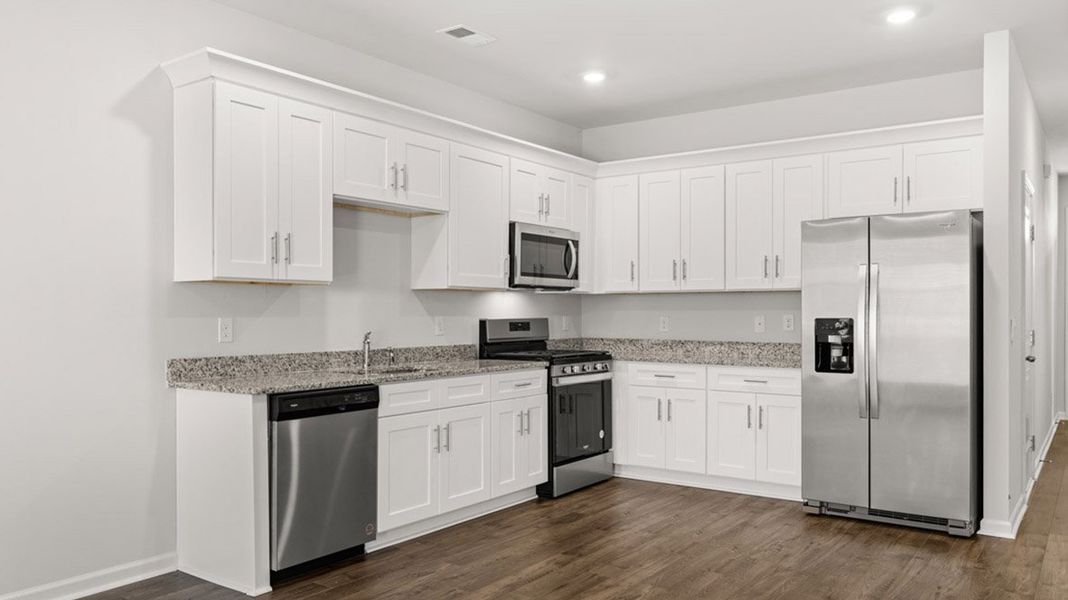 Representative furnished interior of a home built from the Sullivan by D.R. Horton in Bellemeade Landing, Augusta (Image 5). Representative furnished interior of a home built from the Sullivan by D.R. Horton in Bellemeade Landing, Augusta (Image 5).