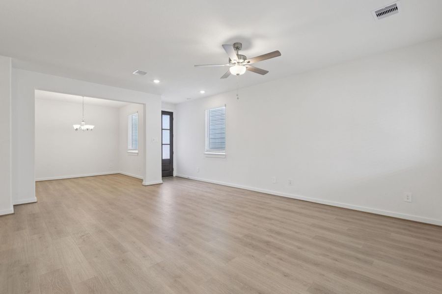 Spacious, unfurnished interior of a new home in Pine Lake Cove - Traditional Series, Montgomery (Image 13).