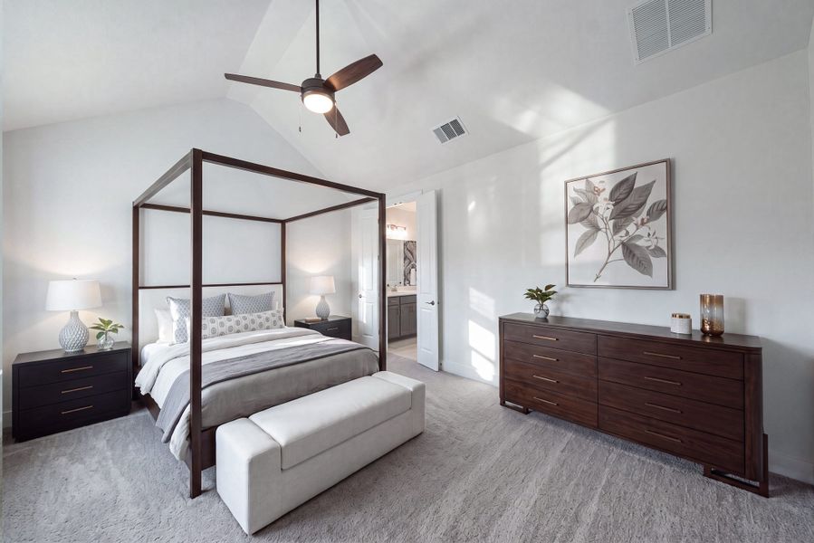 Furnished interior view inside a new home in Tavolo Park, Fort Worth (Image 18).