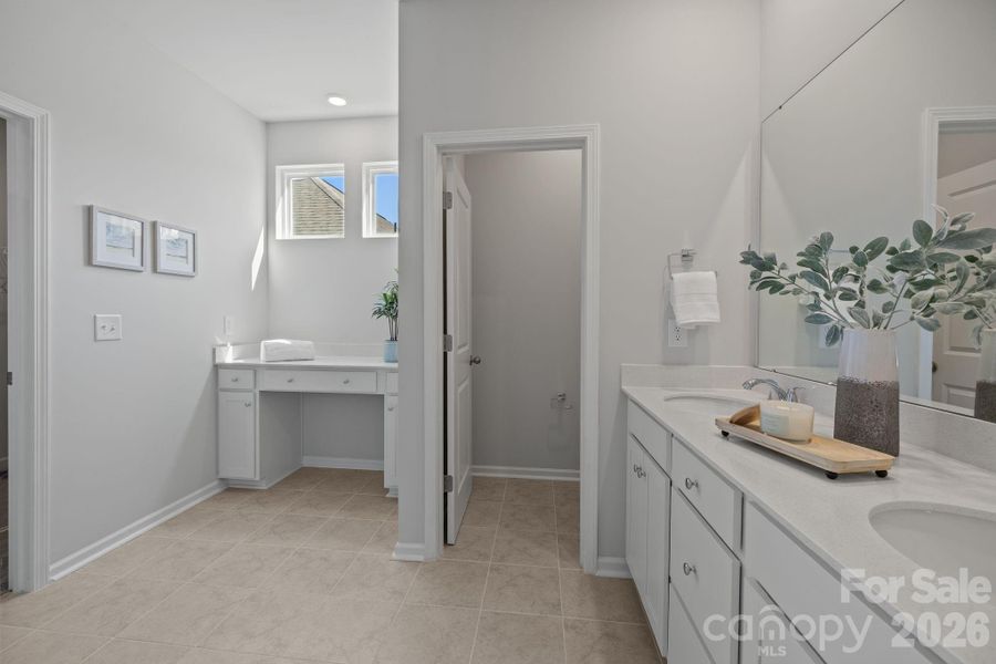 Furnished interior view inside a new home in McFarland Estates, York (Image 34).