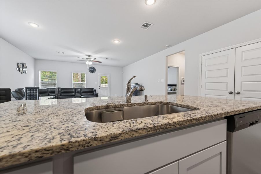 Close-up of interior finishes inside a home in , Tomball (Image 20).