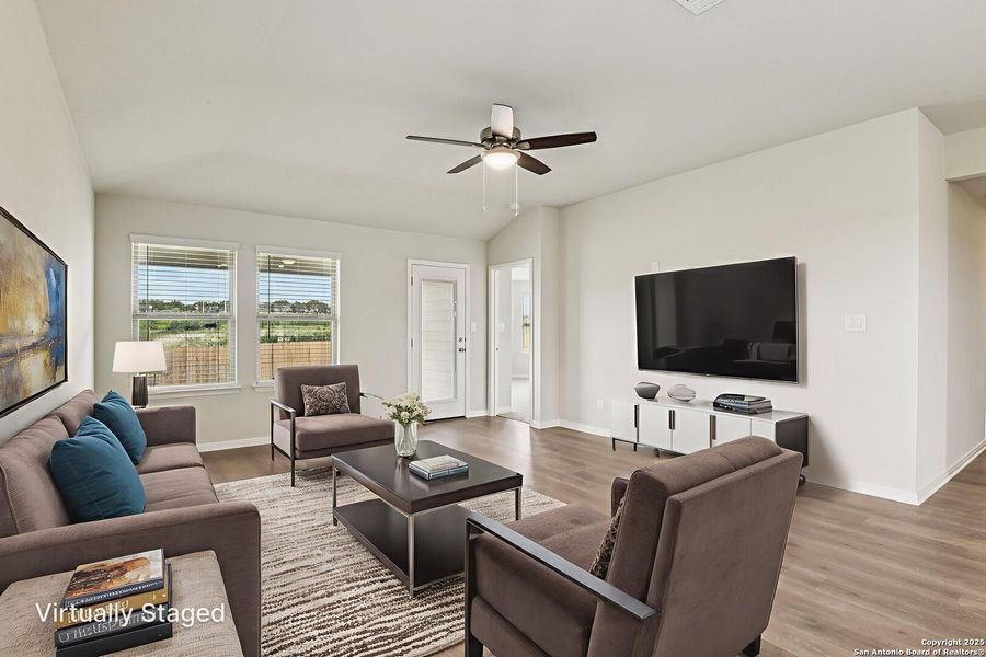 Furnished interior view inside a new home in , Cibolo (Image 9). Furnished interior view inside a new home in , Cibolo (Image 9).