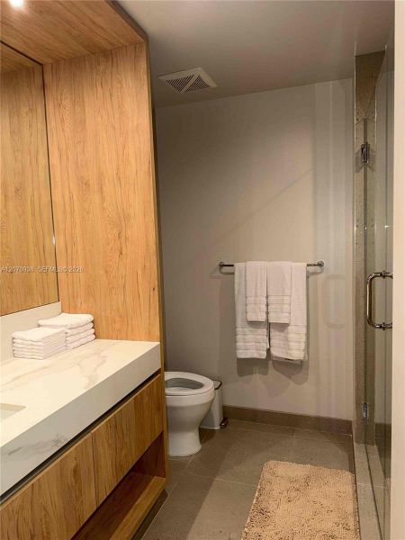 Furnished interior view inside a new home in , Miami (Image 9).