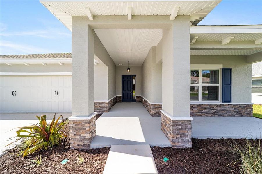 Exterior details and patio area of a home in On Top of the World Communities, Ocala (Image 21).