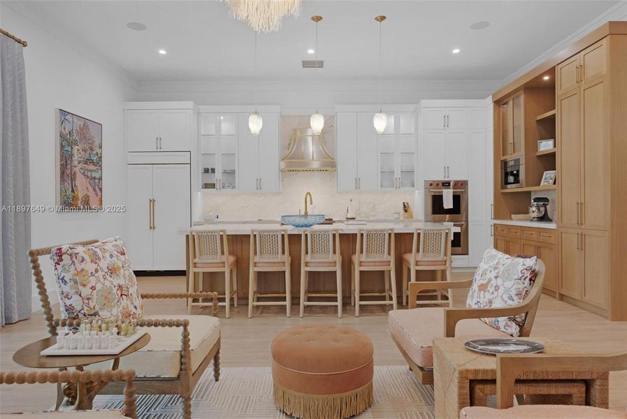 Furnished interior view inside a new home in , Key Largo (Image 10).