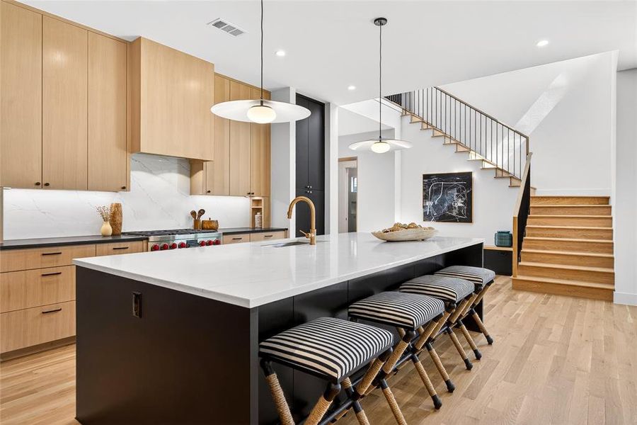 Furnished interior view inside a new home in , Dallas (Image 10).