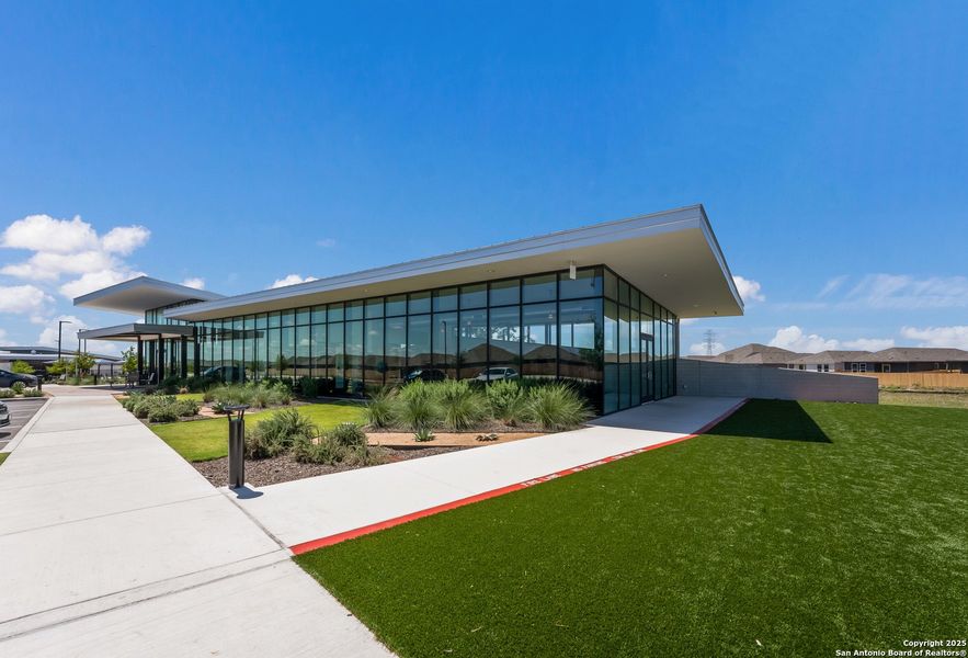 Front exterior of a new home in Navarro Ranch: Coastline Collection, Seguin, TX, highlighting curb appeal (Image 22). Front exterior of a new home in Navarro Ranch: Coastline Collection, Seguin, TX, highlighting curb appeal (Image 22).