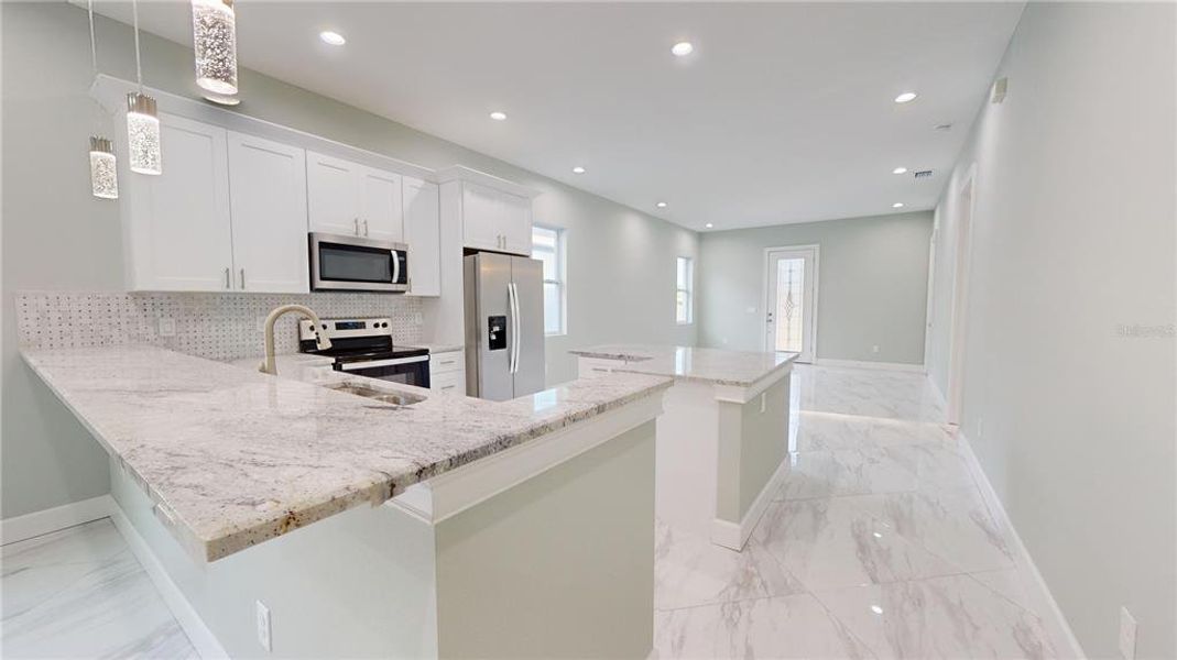 Kitchen / Living Room view.