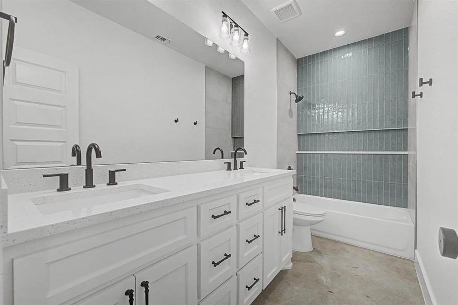 Furnished interior view inside a new home in , Pottsboro (Image 10).