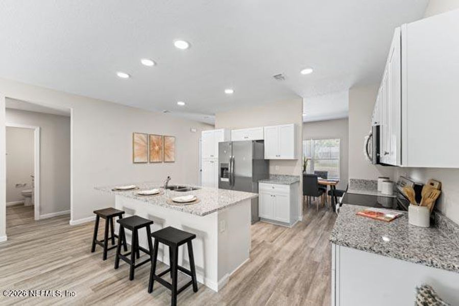 Furnished interior view inside a new home in , Jacksonville (Image 7).