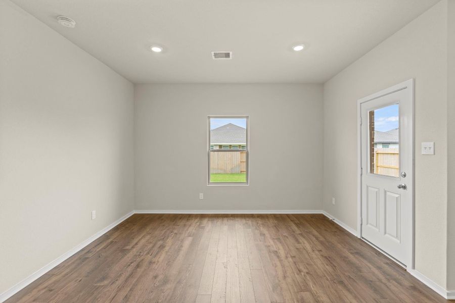 Spacious, unfurnished interior of a new home in Windrose Green, Angleton (Image 20). Spacious, unfurnished interior of a new home in Windrose Green, Angleton (Image 20).