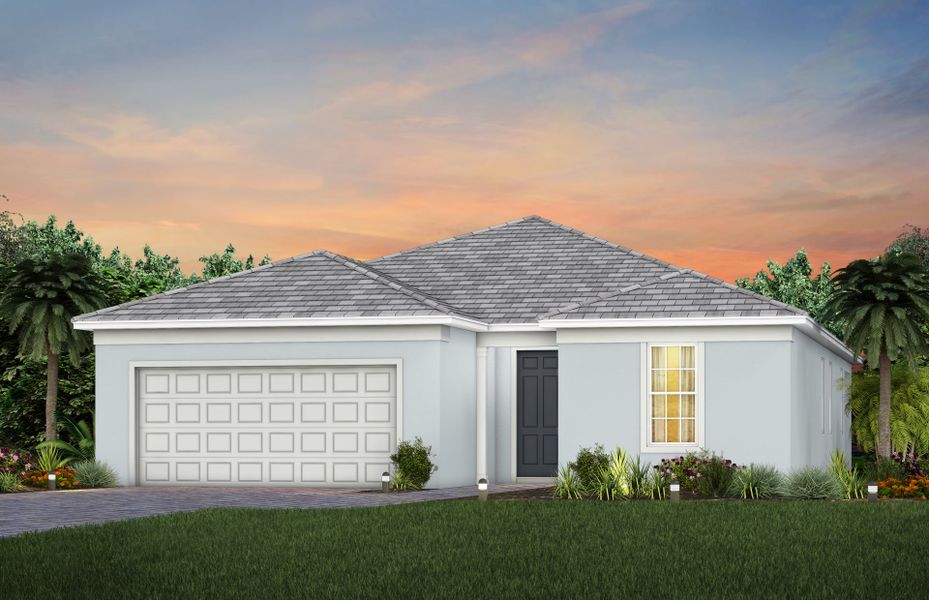 Representative exterior photo of a completed home built from the Mystique by DiVosta in BeachWalk by Manasota Key, Englewood, FL (Image 24).