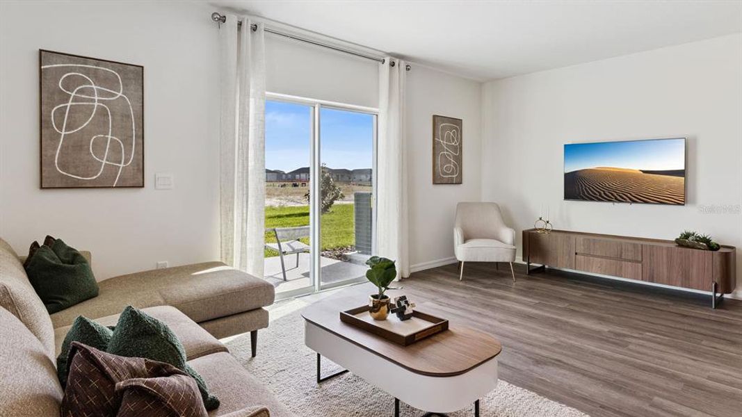 Furnished interior view inside a new home in Crosswinds, Haines City (Image 25).