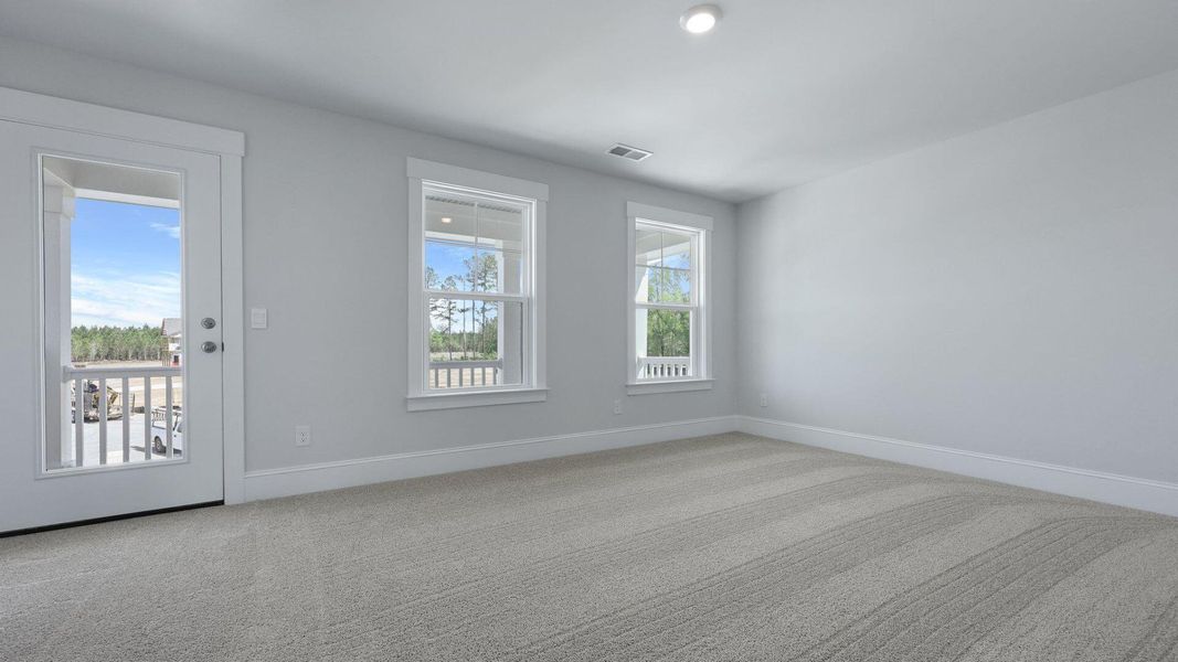 Spacious, unfurnished interior of a new home in Berkeley Bay, Ridgeville (Image 36).