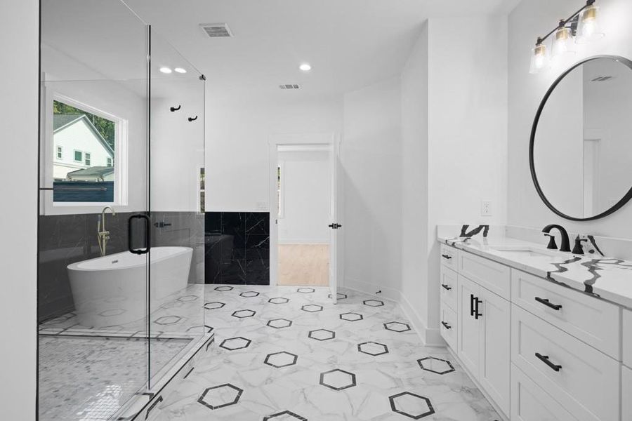 Furnished interior view inside a new home in , Winder (Image 19).
