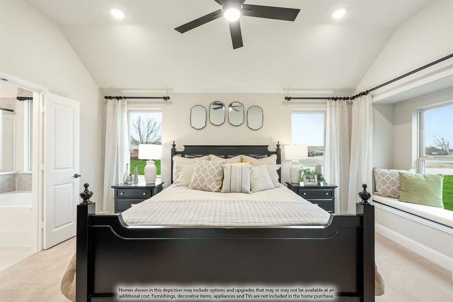 Furnished interior view inside a new home in ArrowBrooke, Aubrey (Image 22).