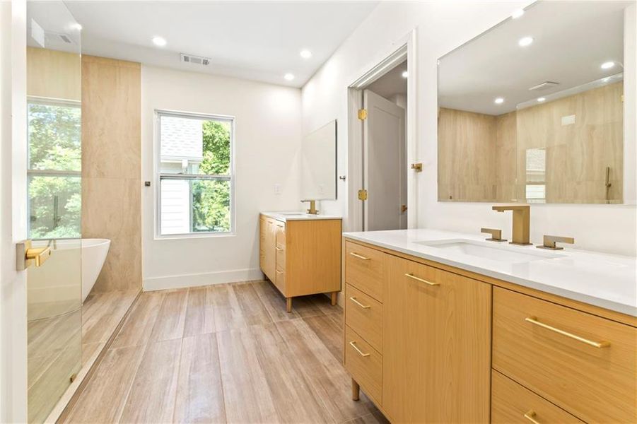 Furnished interior view inside a new home in , Atlanta (Image 9). Furnished interior view inside a new home in , Atlanta (Image 9).